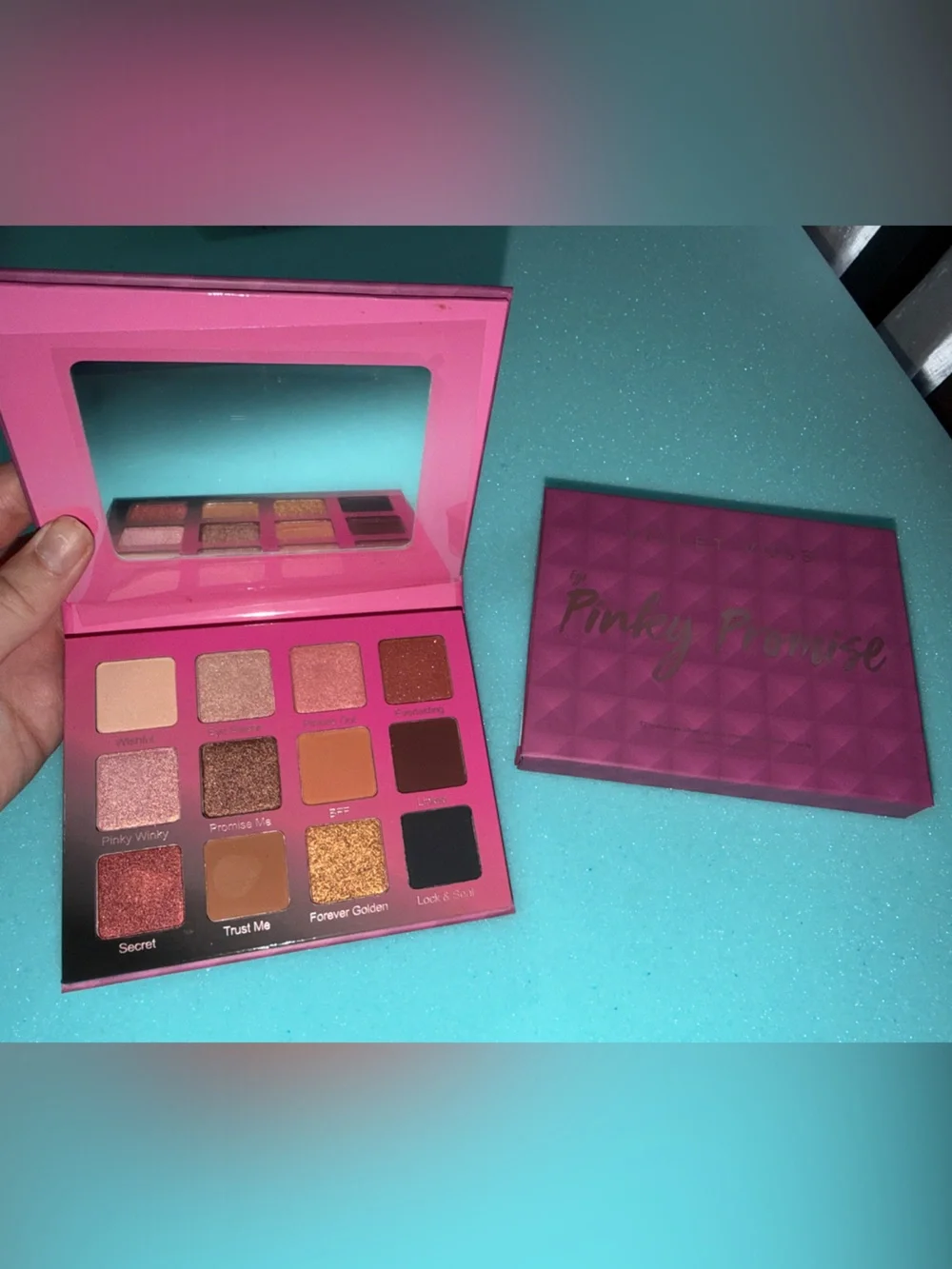 Violet Voss Pinky Promise Eyeshadow Palette - Pink, Gold, Brown, Black